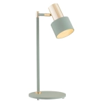 Lampa stołowa biurkowa Argon 4276 Doria E27 46cm x 28cm szałwia