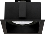 Czarna lampa podtynkowa kwadratowa wpuszczana Nowodvorski 9417 Mod I ES111 13,5cm
