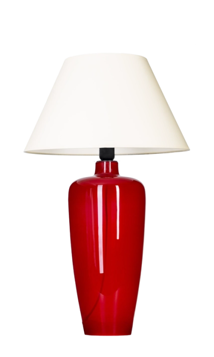 Lampa 4Concepts Sevilla L009092215 biały - Czerwona-lampa-stojąca-biały-abażur-4Concepts-Sevilla-L009092215.png