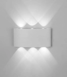 Lampa ścienna kinkiet biały podłużny płaski Mantra 6541 Arcs LED 6W 3000K 17cm