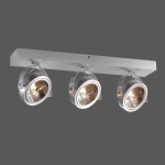 Lampa sufitowa trzy reflektory ES111 aluminium szczotkowane Elkim Lighting 412803001 Lirio