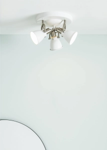 Lampa sufitowa plafon biały styl skandynawski regulowane klosze MarkSlojd 107855 Alton 3xE14 16cm x 32cm