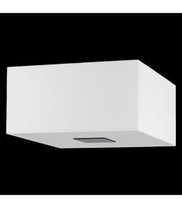 Biały sześcienny plafon materiałowy Ramko 67282 Vega 4xE27 40cm