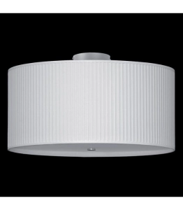Lampa sufitowa szeroki plafon z abażurem z forniru Ramko 67542 Nodo 6xE27 80cm