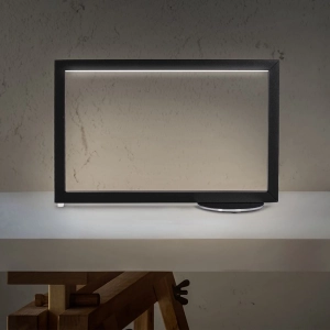 Lampa stołowa metalowa prostokątna rama w wybranym kolorze Ramko 67768 Edo 4W 3000/4000K