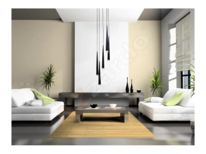 Lampa wisząca smukłe czarne klosze na chromowanej rozecie Azzardo AZ0119 Stylo 5xG9 18cm x 257cm