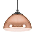 Lampa wisząca miedziany szklany klosz Step Into Design ST-9002S copper Victory Glow G9 18cm x 216cm