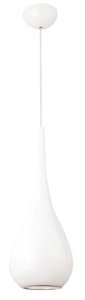Biała lampa wisząca łezka kropla MaxLight P0235 Drop E27