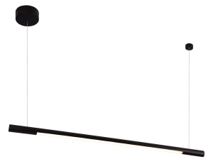 Czarna lampa wisząca listwa ledowa 100cm Max Light P0354 Organic LED 16W 3000K