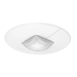 Czujnik obecności sufitowy na podczerwień Steinel ST053789 Ir Quattro Micro Com1 360stopni 16m IP65 biały