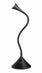 Lampa biurkowa nowoczesna na giętkim ramieniu stożkowa podstawa czarna regulowana RL R52391102 Viper LED 3W 3000K