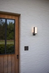 Zewnętrzna lampa ścienna kinkiet na elewację Lutec 5193811118 Cuba LED 13W 3000K IP54 Czujnik ruchu zmierzchu szary