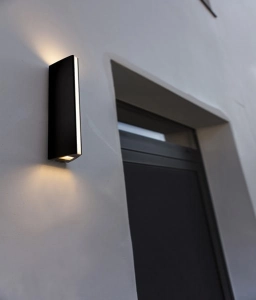 Zewnętrzna lampa stojąca słupek ogrodowy Lutec 5192701330 Leo LED 14W 3000K IP54 czarny