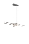 Lampa Wisząca Trio 320310307 Salinas LED 34W 3000K ściemniacz nikiel