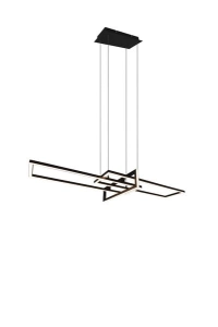 Lampa Wisząca Trio 320310332 Salinas LED 34W 3000K ściemniacz czarna