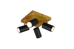 Lampa sufitowa punktowa spot Trio 812400432 Marley 4xGU10 Czarny