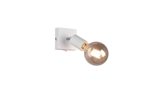Reflektor lampa ścienna kinkiet biały regulowany na jedną żarówkę RL R80181731 Vannes E27 15cm