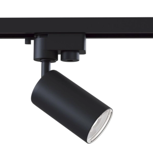 Czarny reflektor na szynę 1-fazową Maytoni TR002-1-GU10-B Focus Mini GU10