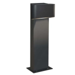 Szary słupek oświetleniowy zewnętrzny Leds C4 55-9873-Z5-CL Diago LED 6,5W 3000K IP65 50,6cm