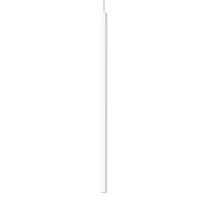 Cienka biała smukła lampa wisząca Ideal Lux 194172 Ultrathin Square LED 11,5W 1250LM 3000K 3cm x 300cm