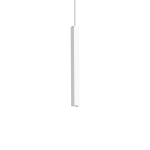 Biała wąska smukła lampa wisząca Ideal Lux 194189 Ultrathin Square LED 11,5W 1250LM 3000K 3cm x 255cm