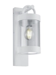 Zewnętrzna lampa ścienna kinkiet na elewację Trio 204160131 Sambesi E27 IP44 czujnik zmierzchu Biały