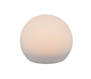 Lampa ogrodowa kula stojąca biała sterowana pilotem RL R55326101 MeloLED 0,5W 3000K