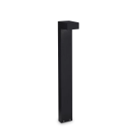 Czarna zewnętrzna lampa stojąca słupek ogrodowy Ideal Lux 115108 Sirio 2xG9 IP44 80cm