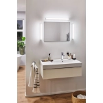 Oprawa ścienna LUNO LED nad lustro 6W 550lm 400mm 2700/4000/6500K IP44 230V biały / aluminium Paulmann PL78948