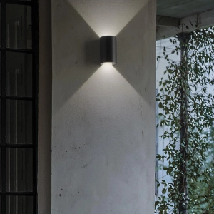 Lampa ścienna zewnętrzna ogrodowa Ideal Lux 137391 Apollo AP LED 6W 4000K IP44 6cm x 7cm x 11cm czarny