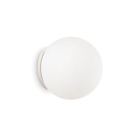 Lampa ścienna kinkiet biała świecąca szklana kula Ideal Lux 059815 Mapa E27