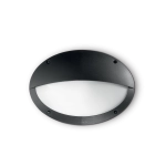 Czarna zewnętrzna lampa ścienna z żywicy antykoryzyjnej Ideal Lux 096728 Maddi-2 E27 IP66