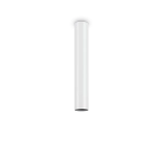 Biała lampa sufitowa punktowa spot walec Ideal Lux 233215 Look GU10 6cm x 40cm