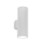Biała zewnętrzna lampa ścienna kinkiet walec na elewację światło góra - dół Ideal Lux 092300 Gun 2xE27 IP54