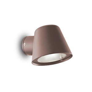 Kawowa zewnętrzna lampa ścienna punktowy kinkiet elewacyjny Ideal Lux 213095 Gas GU10 IP43