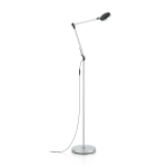 Biała nowoczesna regulowana lampa podłogowa Ideal Lux 204956 Futura LED 12,5W 4000K 145cm