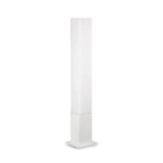 Biała zewnętrzna lampa stojąca słupek ogrodowy Ideal Lux 142999 Edo Outdoor GX53 IP44 79cm