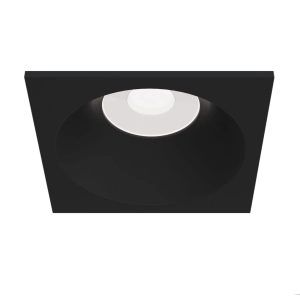 Lampa sufitowa Podtynkowa Hermetyczna Maytoni DL033-2-01B Zoom GU10 IP65 9,5cm x 8,5cm czarny bez regulacji