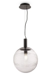 Lampa Wisząca Szklana Kula Maytoni P061PL-01GR Perlas E27 28cm x 140cm czarny