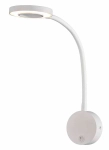 Lampa ścienna kinkiet do czytania na regulowanym ramieniu biały Mantra 6050 Boavista LED 5W 3000K