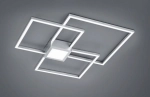 Lampa Sufitowa Trio 676210407 Hydra LED 38W 3000K ściemniacz 65cm nikiel