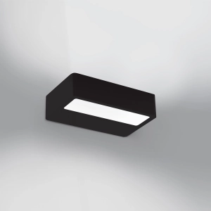 Czarny prostokątny kinkiet z światłem w górę i dół Vivida International 0035.11.NE Block LED 16W 3000K 17,6cm