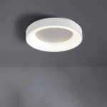 Biały okrągły plafon lampa sufitowa Vivida International 0043.21.BI DIM WN Inner R LED 50W 3000K/4000K 60cm x 9cm ściemnialny