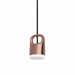 Mała złota lampa wisząca nad stół Vivida International 0053.30.OR Bag LED 5W 3000K 7cm
