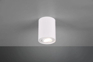 Lampa sufitowa punktowa spot regulowana Trio 612900131 Cookie GU10 12cm x 9cm Biały