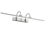 Lampa kinkiet galeryjka nad lustro obraz cienki minimalistyczny chrom Mantra 6384 Paracuru LED 18W 3000K 89cm