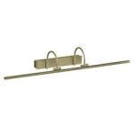 Lampa kinkiet galeryjka nad lustro obraz cienki minimalistyczny złoty Mantra 6385 Paracuru LED 18W 3000K 89cm