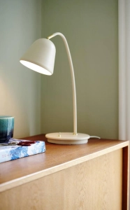 Lampa stołowa Biurkowa Nordlux 2112115001 Fleur E14 38cm x 49cm Beżowy regulowany klosz