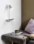 Lampa ścienna Kinkiet Nordlux 2112001001 Cody GU10 6x20x42cm biały regulowana USB włącznik kabel