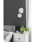Lampa Wisząca UMMO KOC222P0 Koban C 2xG9 czarny